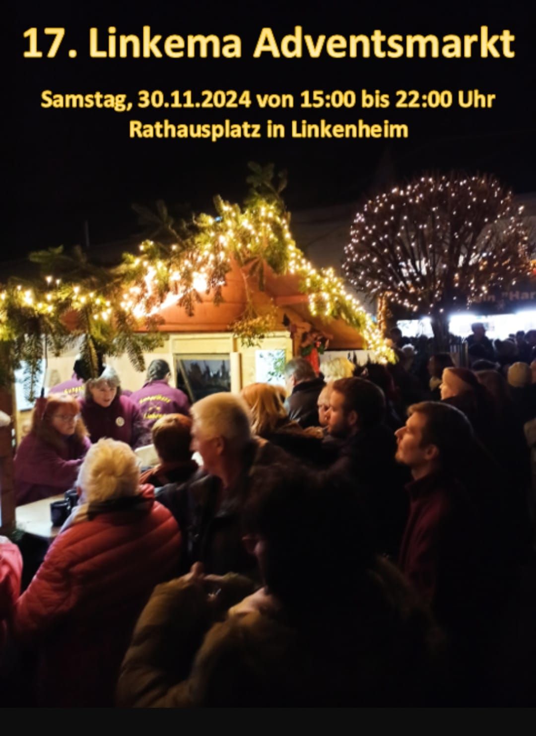 Hexenh\u00e4usle beim Linkema Adventsmarkt