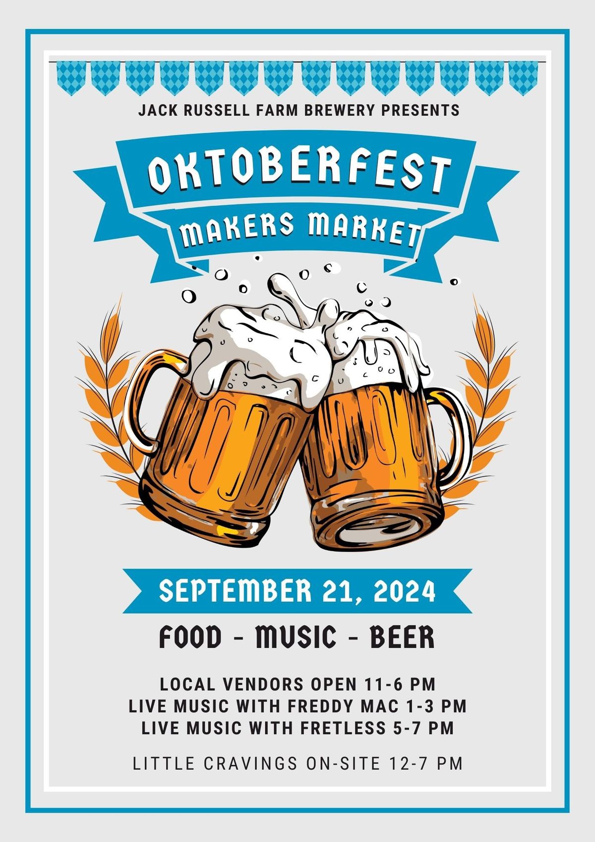 Oktoberfest Markers Market at Jack Russell Farm Brewery