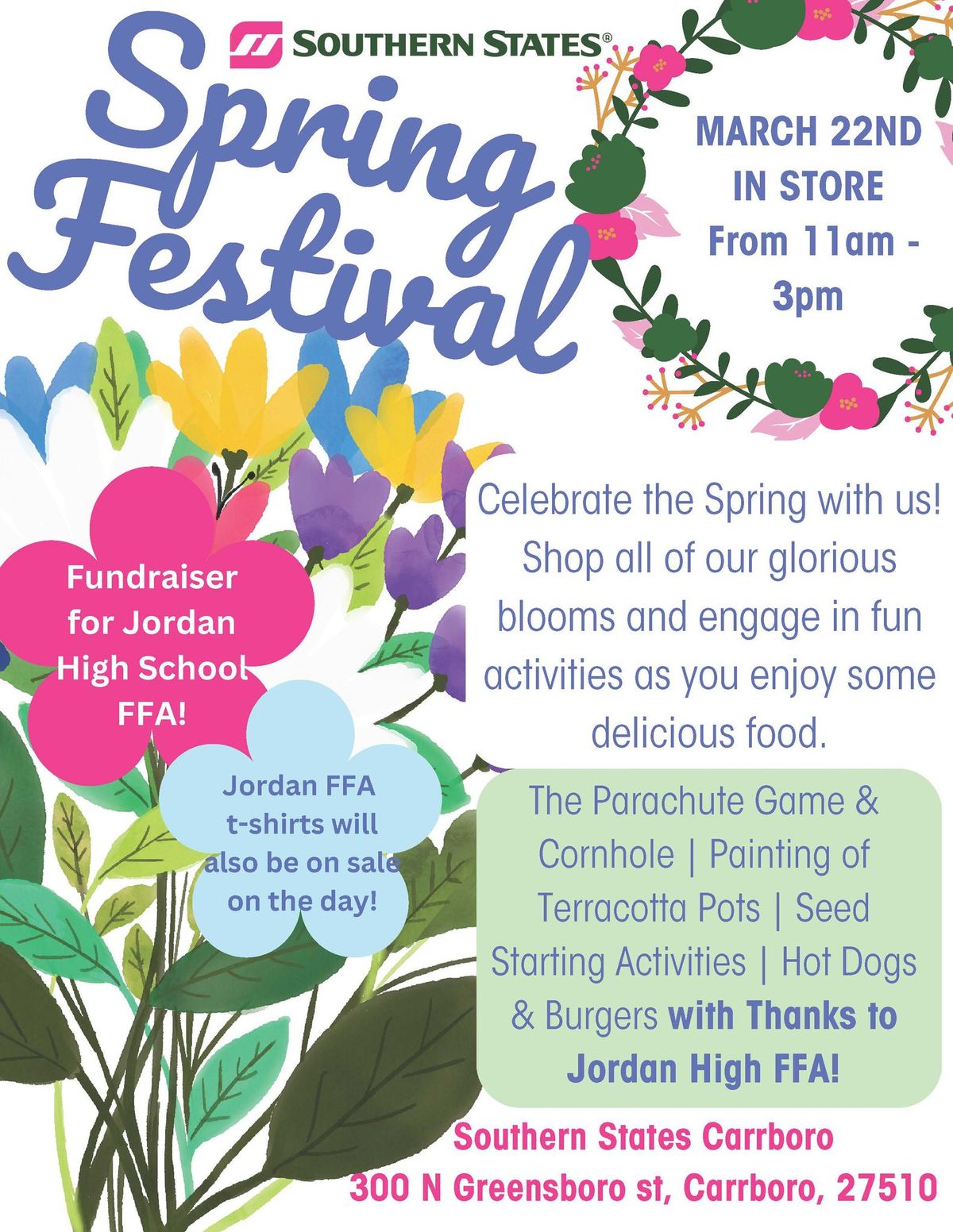 Spring Festival at Southern States Carrboro!