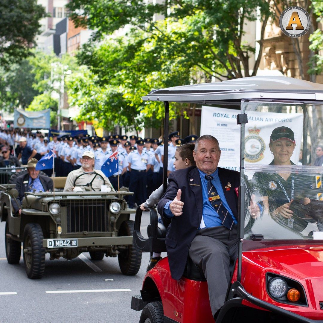 Anzac Day Parade Brisbane 2024, Adelaide Street, Brisbane Adelaide