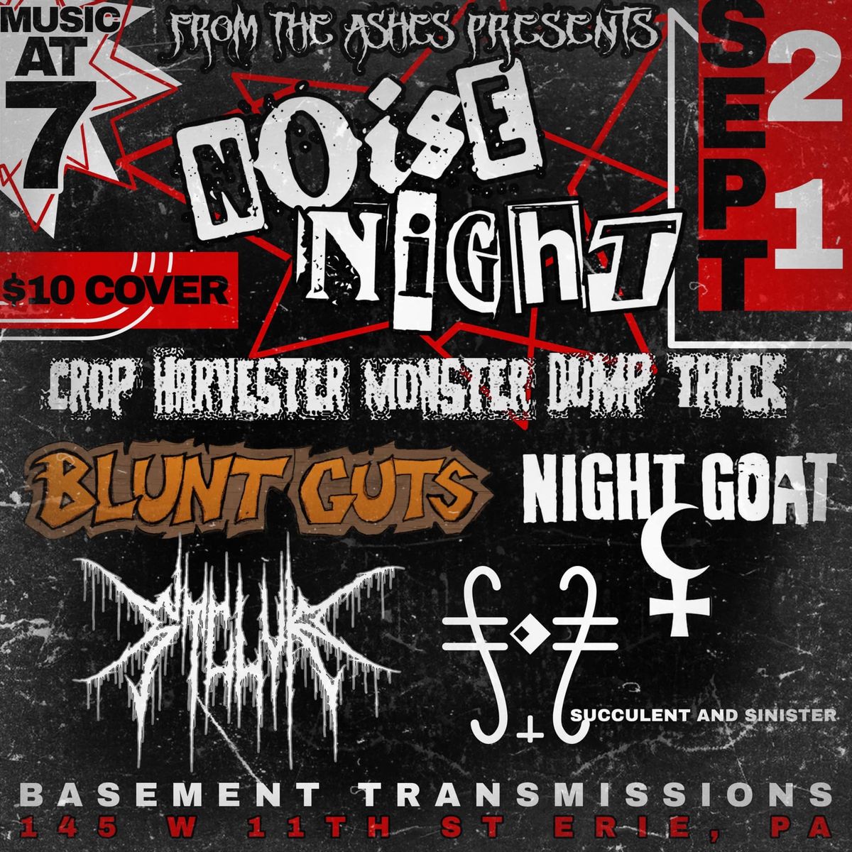 NOISE NIGHT @ BASEMENT TRANSMISSIONS 