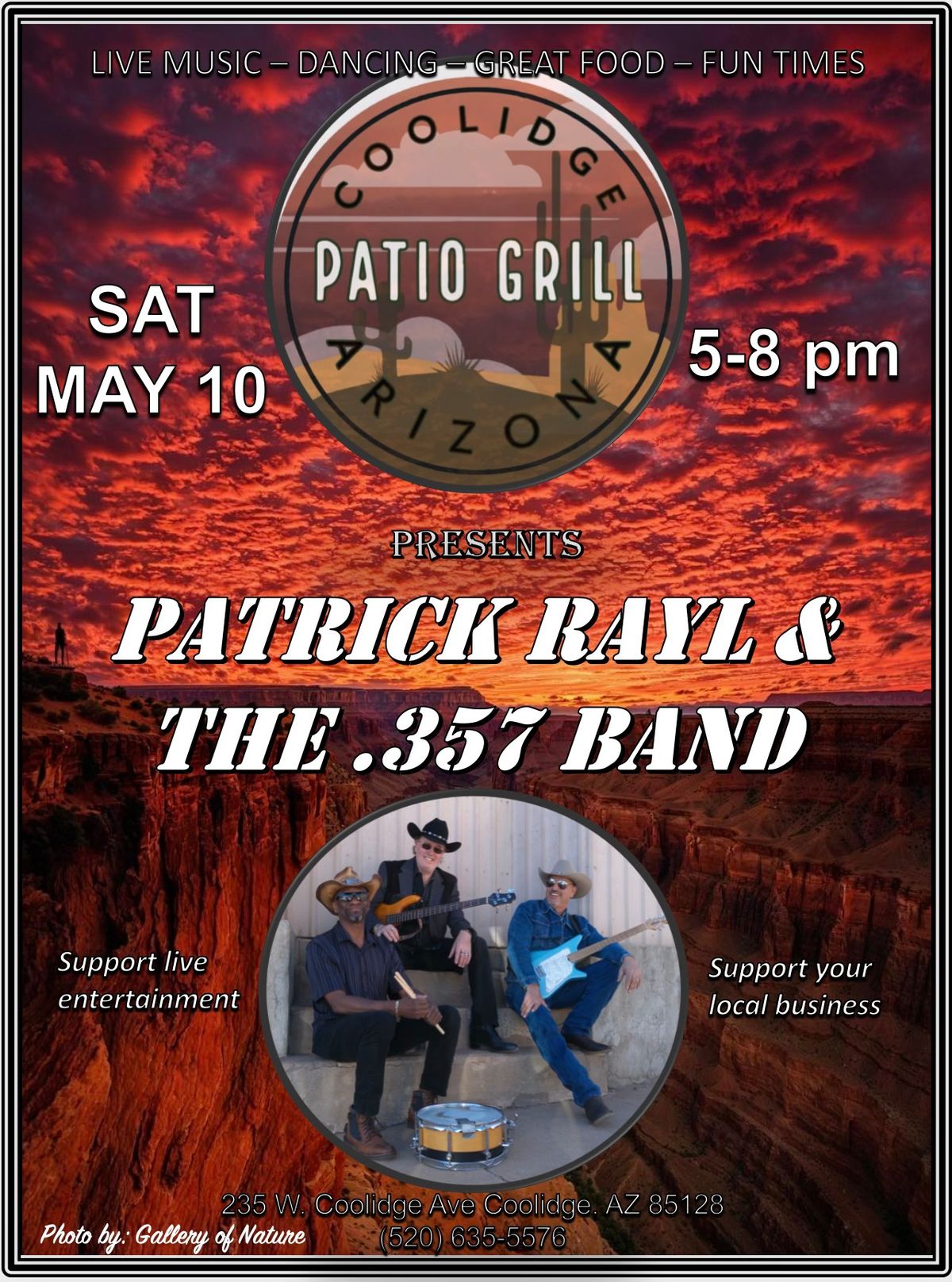 PATRICK RAYL & THE 357 BAND