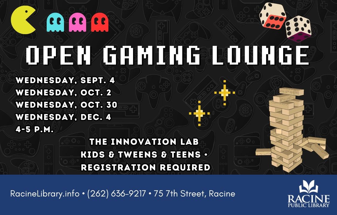 Library Gaming Lounge: Gaming Lab