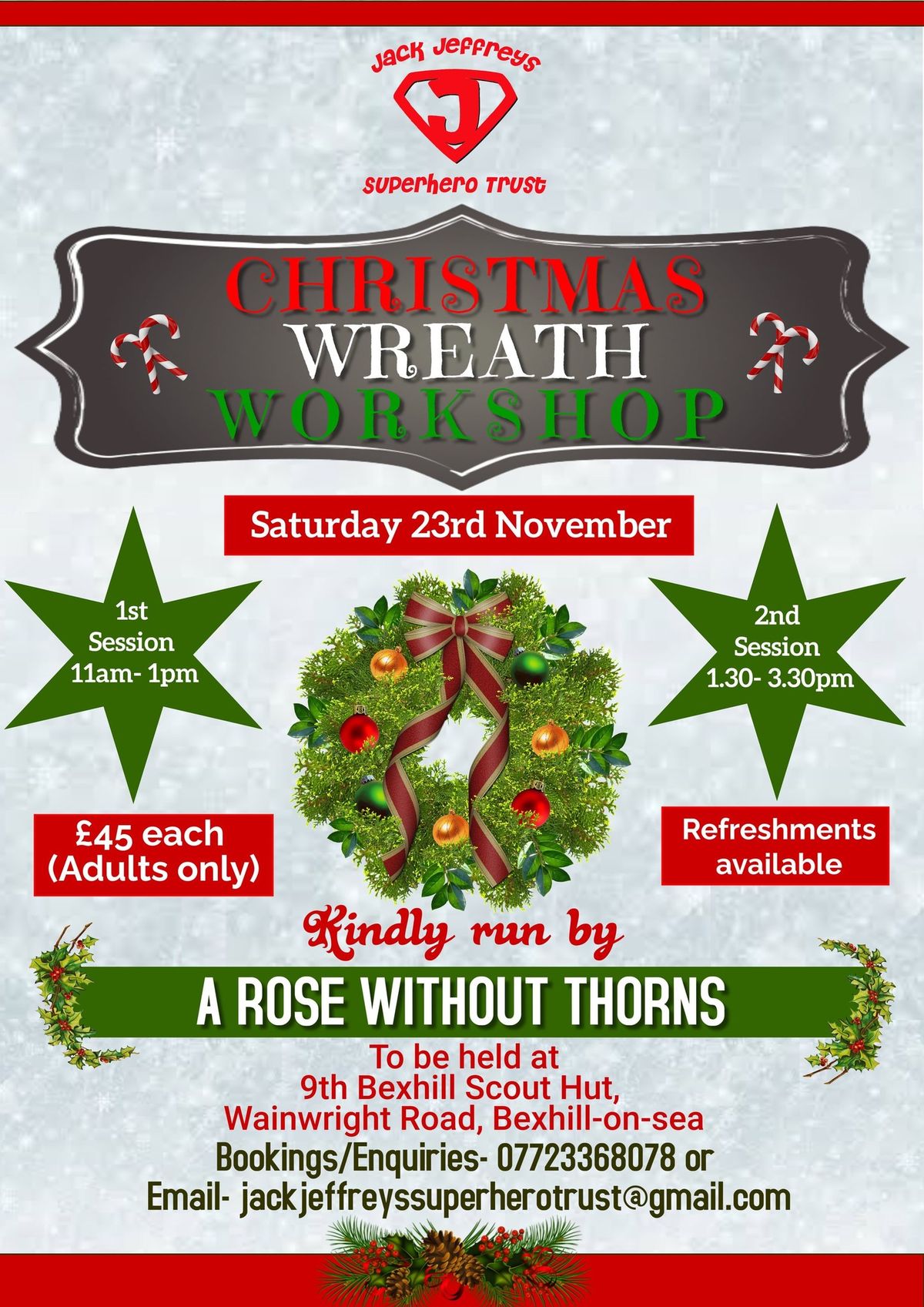 JJST Christmas Wreath Workshop