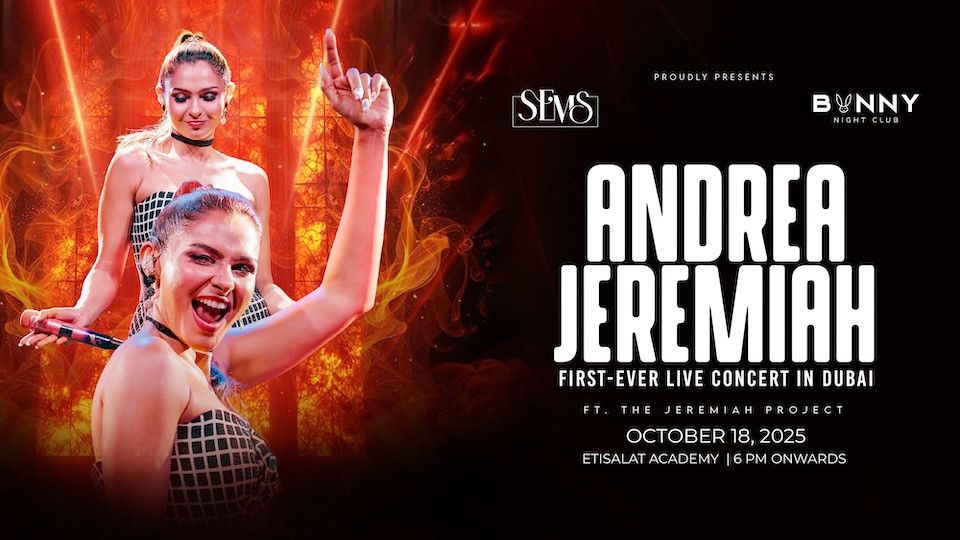 Andrea Jeremiah Live Ft. The Jeremiah Project at Etisalat Academy in Dubai