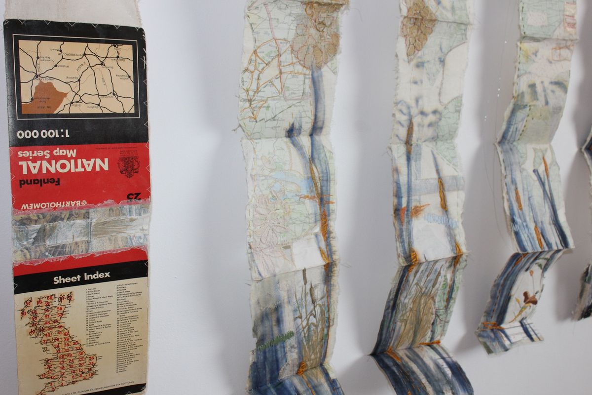 Mapping Your Space, new narratives in paper and cloth at Old Bank Studios 