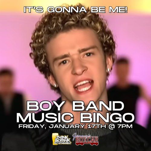 Boy Band Music Bingo @ Jennie's Boxcar (East Moline, IL) \/ Friday, January 17th @ 7pm