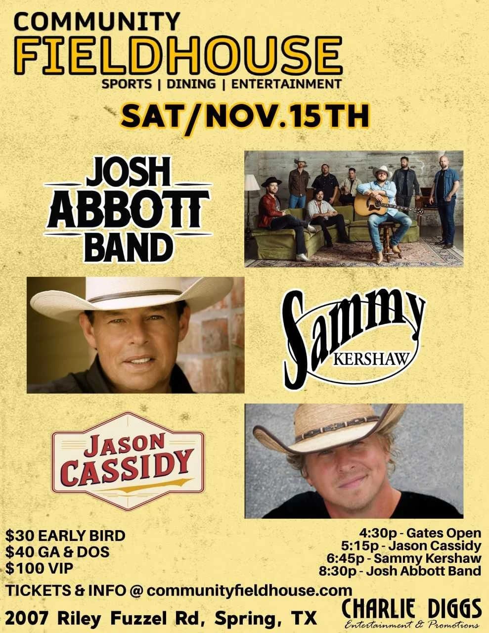 Sammy Kershaw at Evangeline Downs Racetrack and Casino