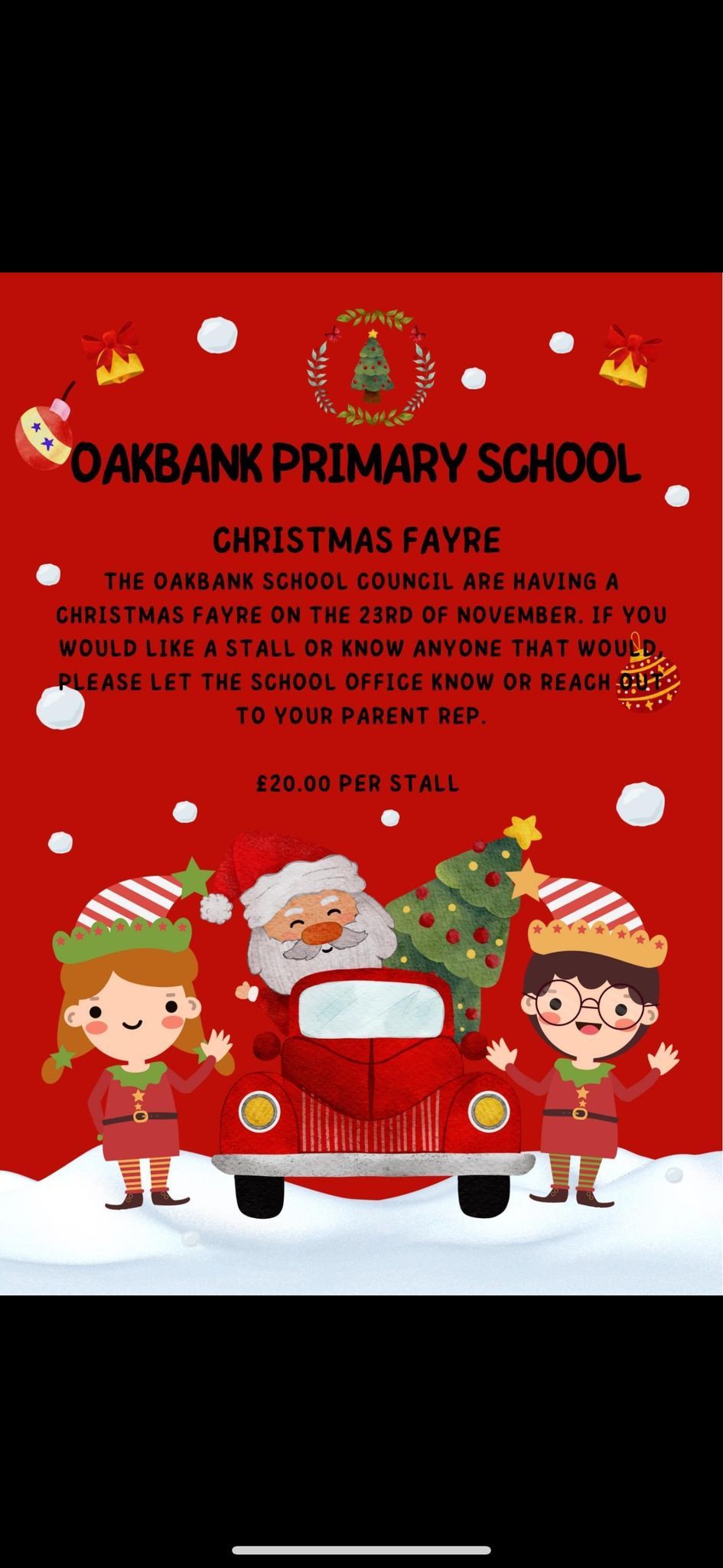 Oakbank Christmas fayre 