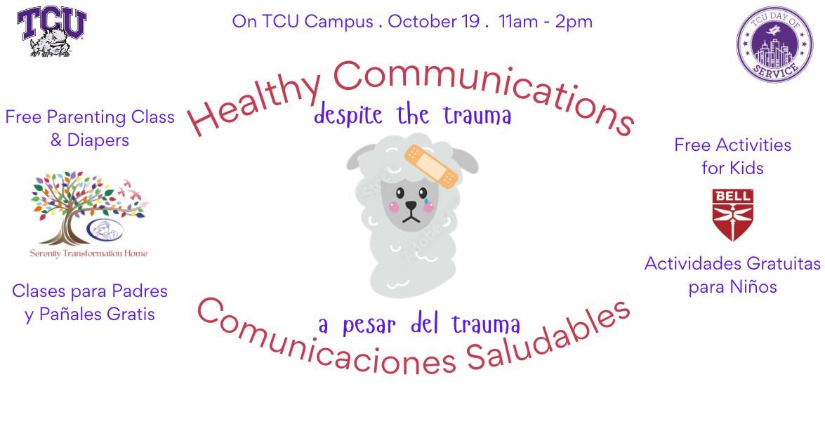 Serenity & Bell @ TCU 2024: FREE parenting class, kids Tech Fest, lunch, and diapers (up to size 6)