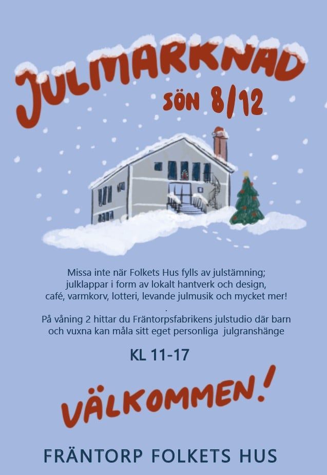 Julmarknad i Folkets Hus