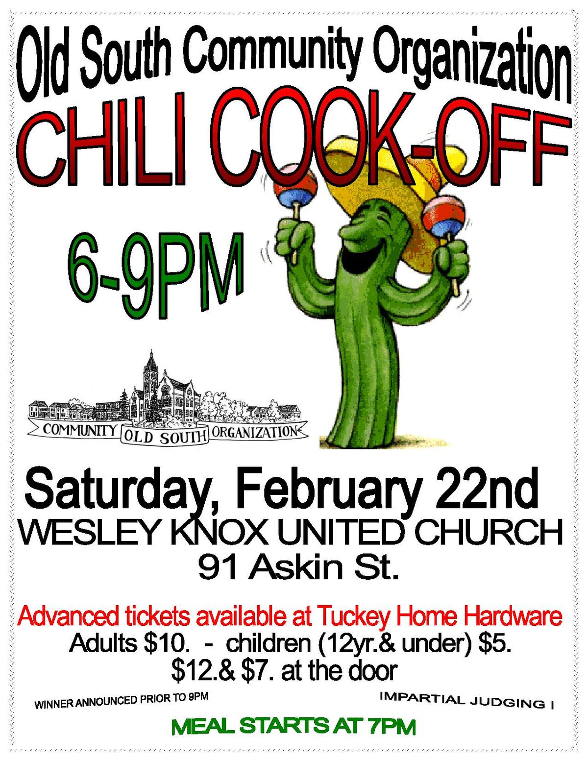 2025 OSCO Chili Cook Off