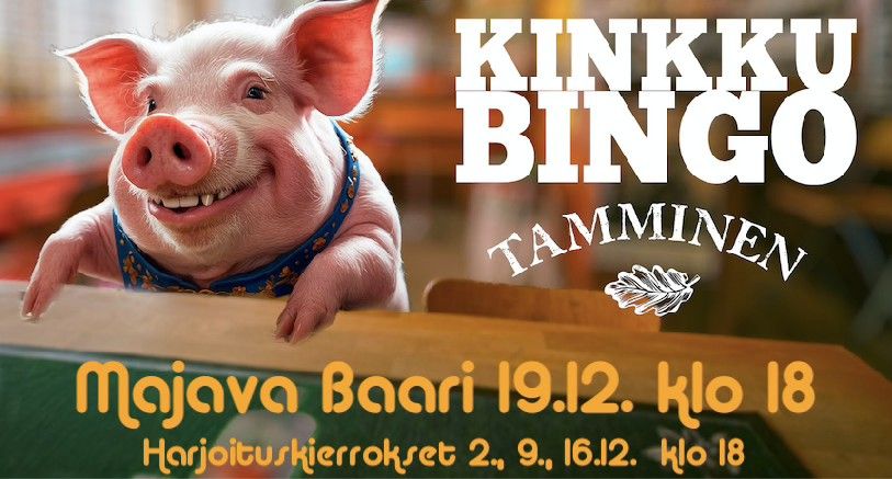 Majava Baarin KinkkuBingo (+treenit)!