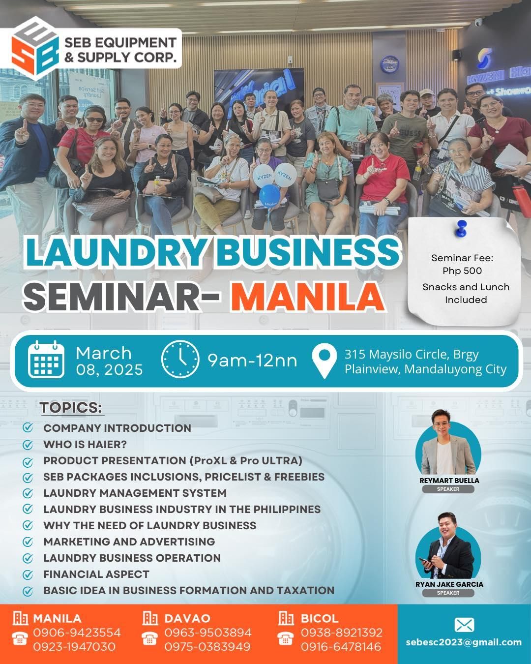 SEB Laundry Business Seminar