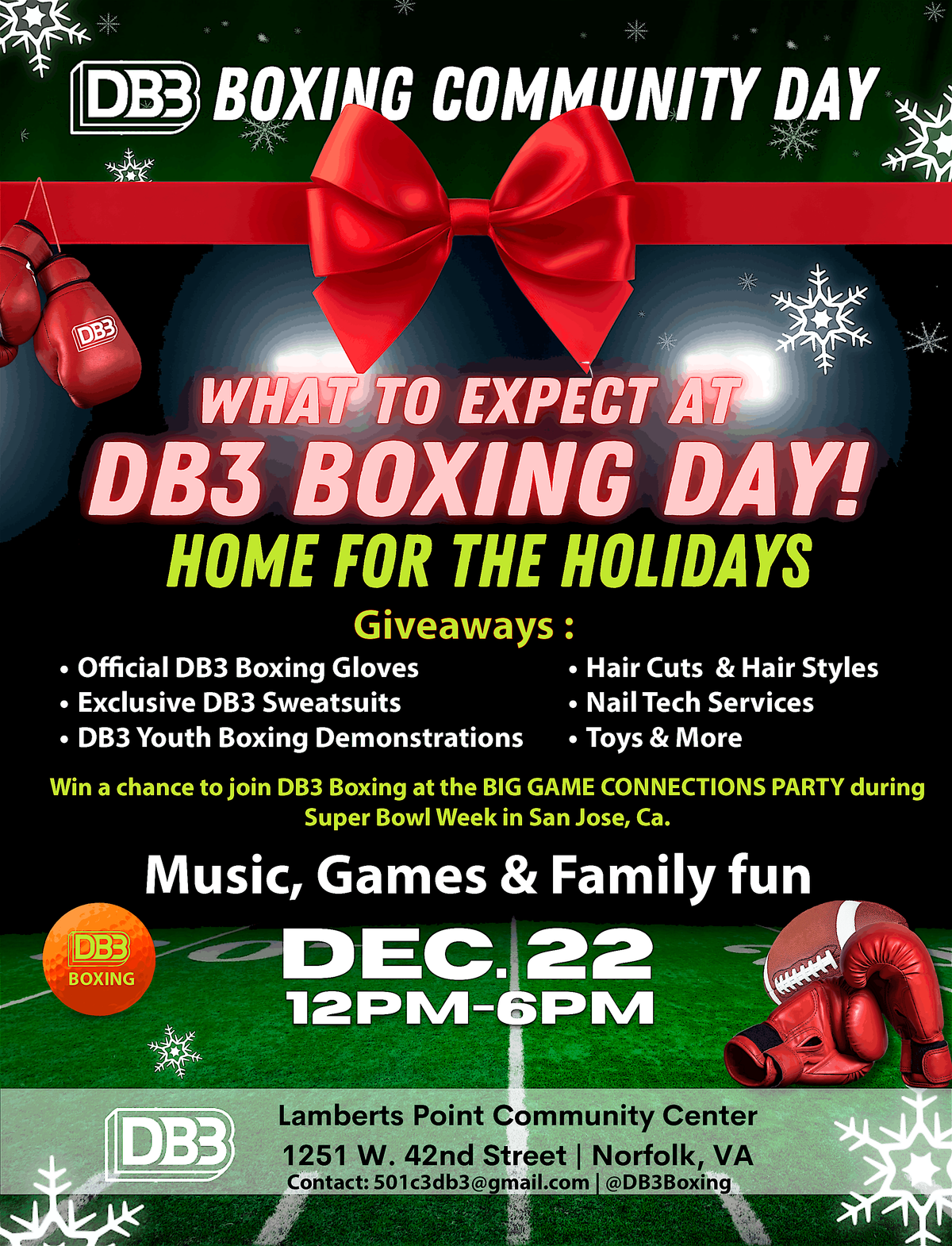 DB3 Boxing Community Day