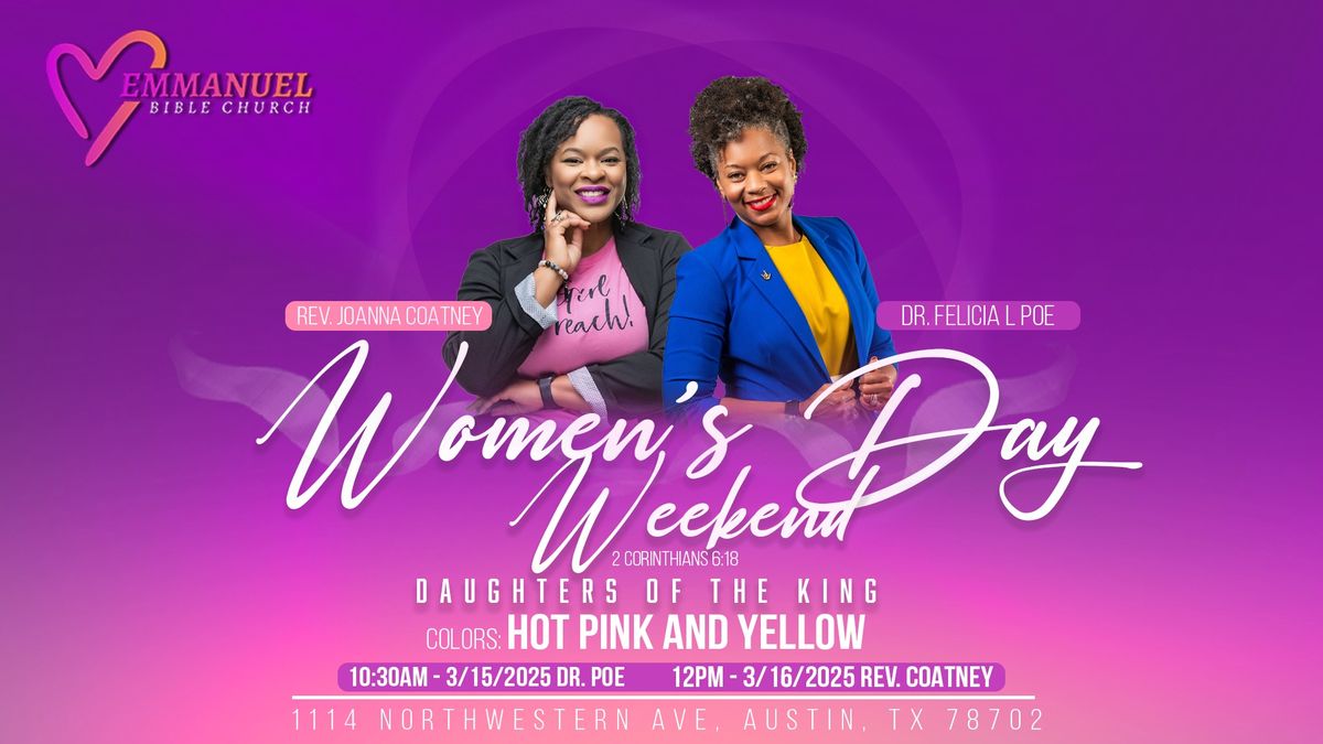 EBC Women\u2019s Day Weekend 