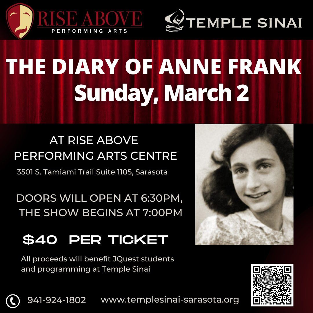 The Diary of Anne Frank at Rise Above Performing Arts 