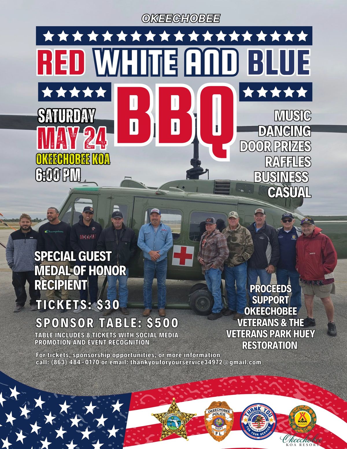 Red, White and Blue BBQ