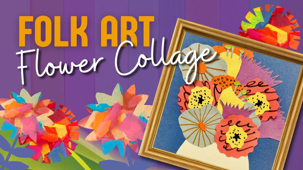 Folk Art Flower Collage