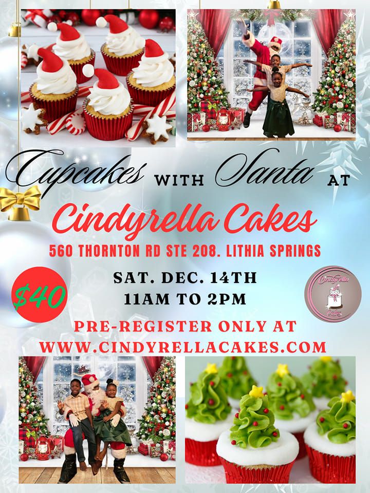 Cupcakes with Santa at Cindyrella Cakes