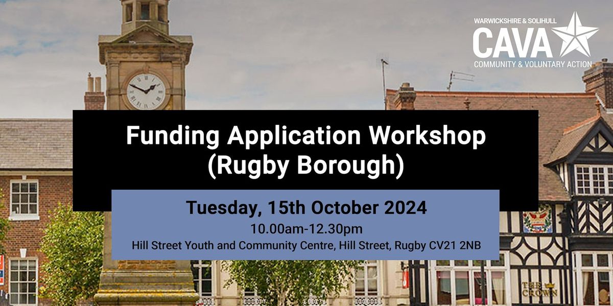 Funding Application Workshop (Rugby Borough)