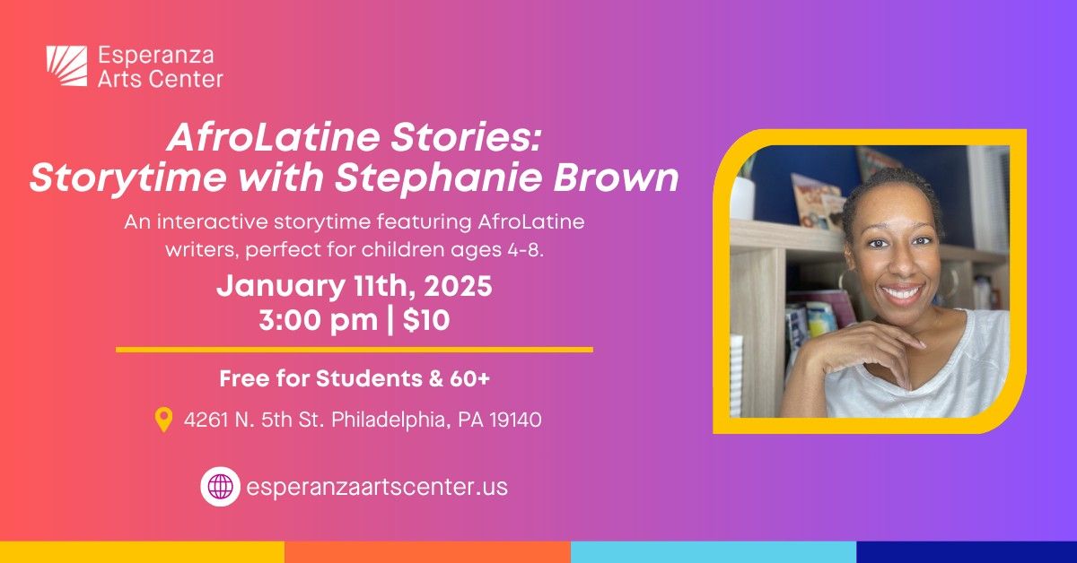 AfroLatine Stories: Storytime with Stephanie Brown