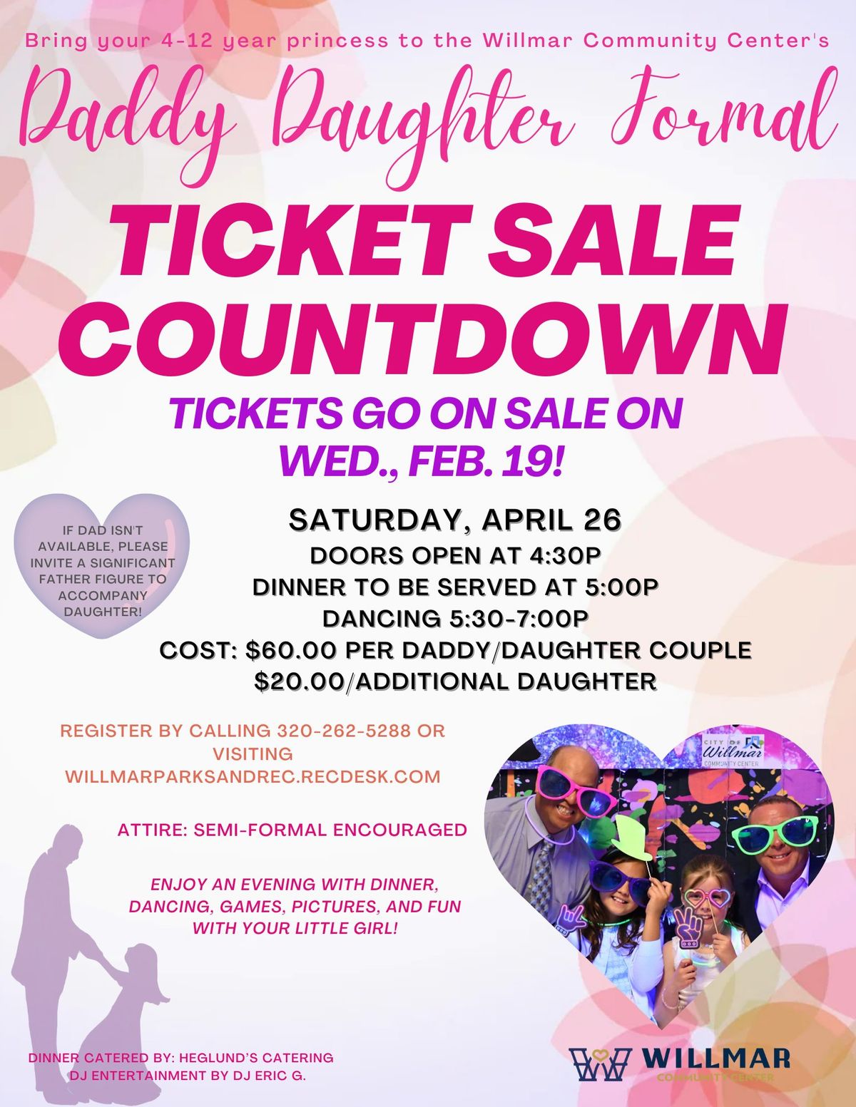 Daddy Daughter Formal Ticket Sale