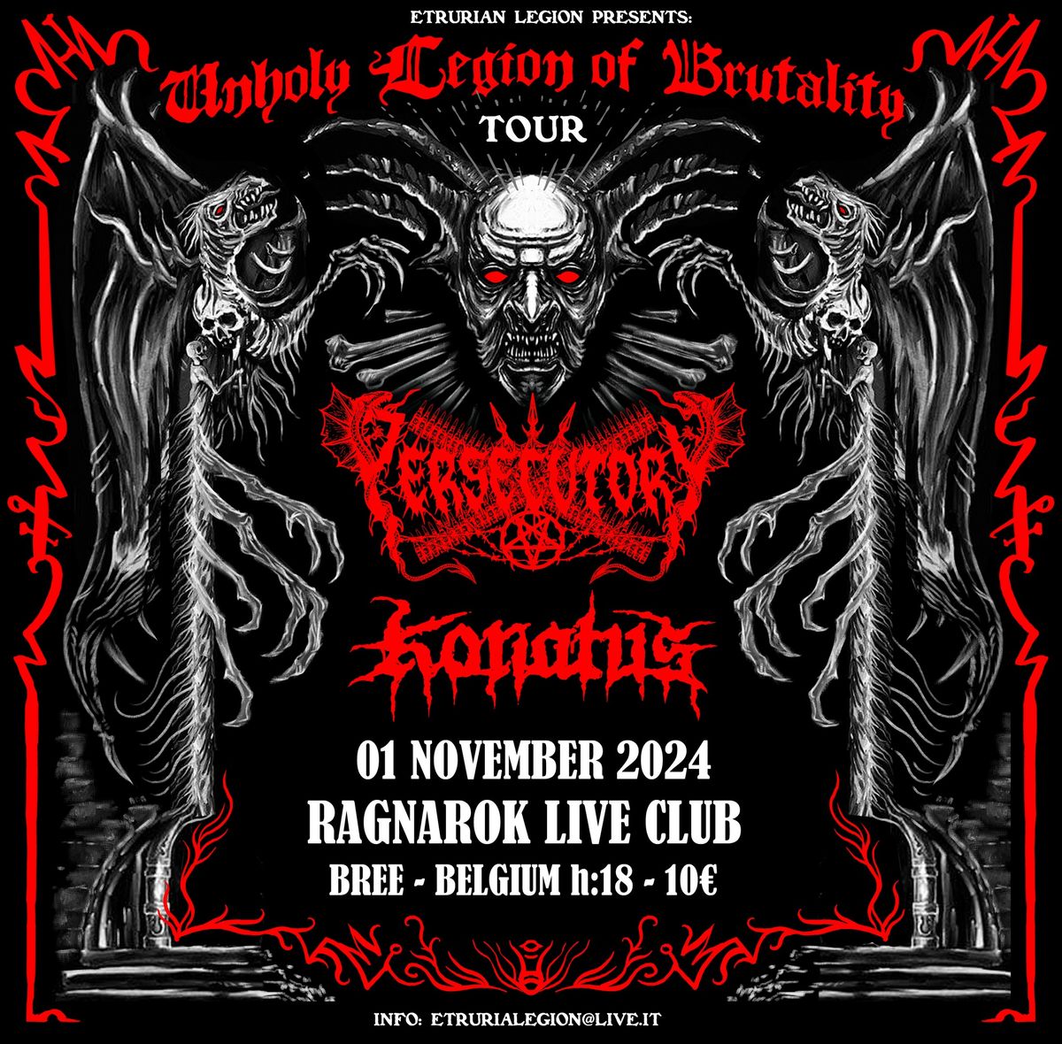 Persecutory (Turkey - Black Death Metal) + Konatus (Turkey - Death Metal) at RAGNAROK