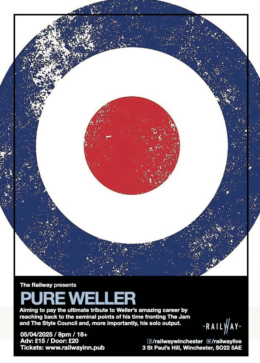 Pure Weller (Tribute to all things Paul Weller) + King's Rd