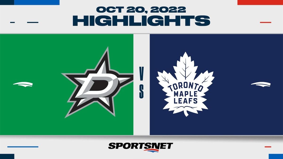 Dallas Stars vs. Toronto Maple Leafs