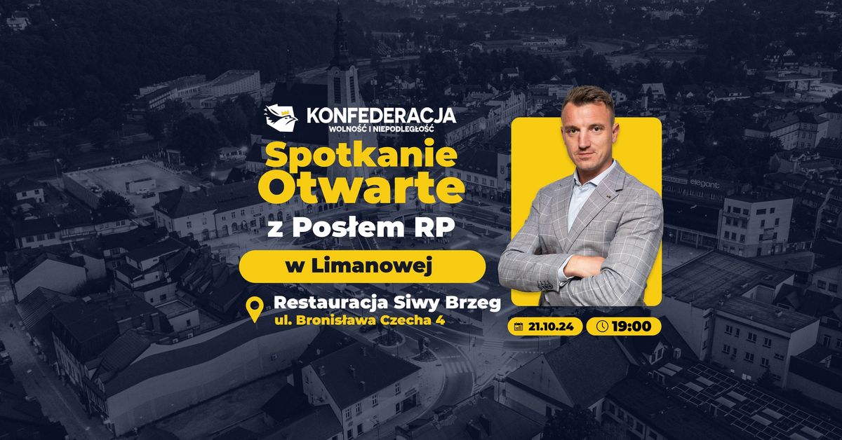 Spotkanie z Pos\u0142em Ryszardem Wilkiem w Limanowej!