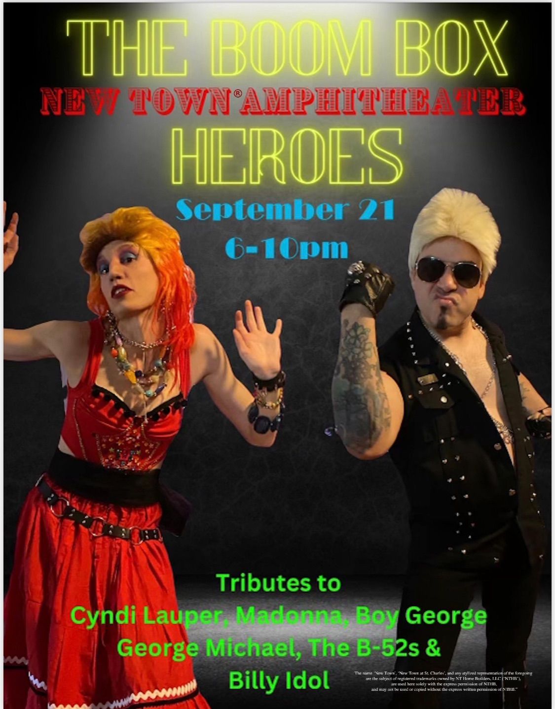 Free Concert - Boom Box Heroes -80\u2019s tribute