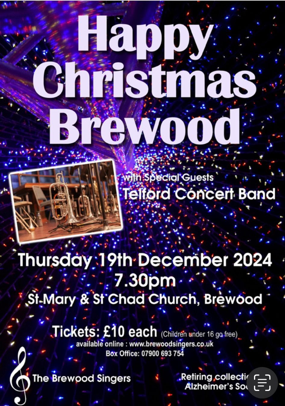 Happy Christmas Brewood - Brewood Singers with Guests Telford Concert Band