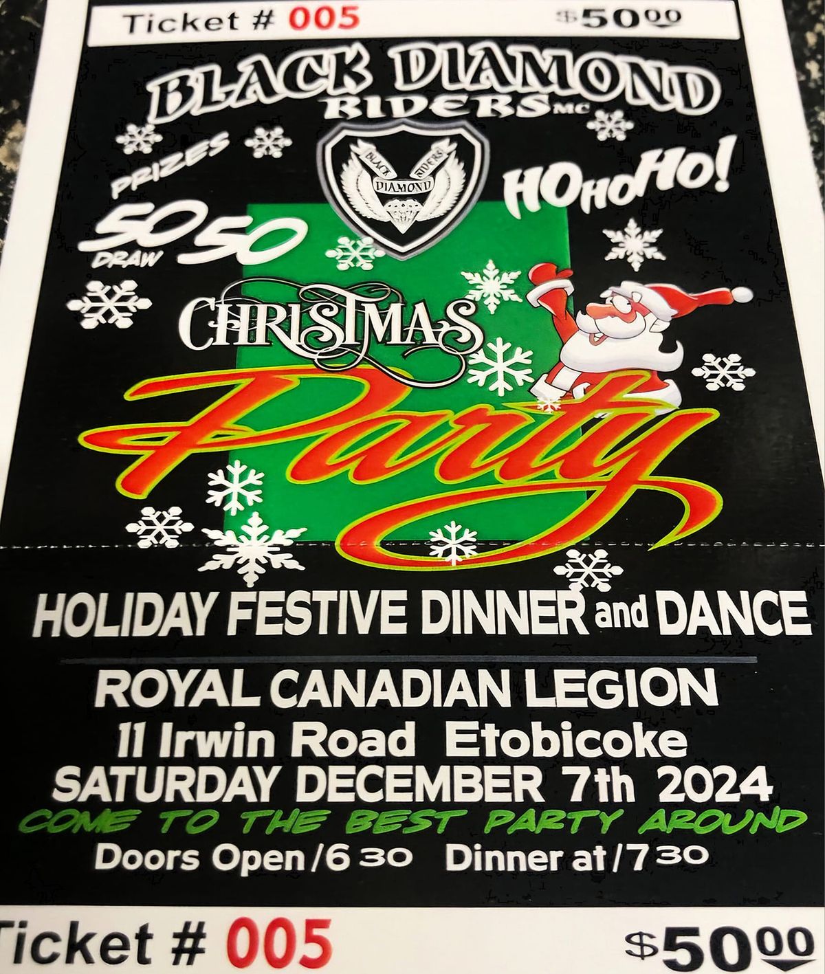 Black Diamond Riders MC CHRISTMAS Party