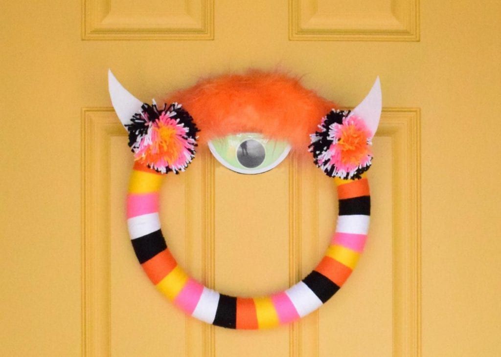 Monster Mouth Halloween Wreaths