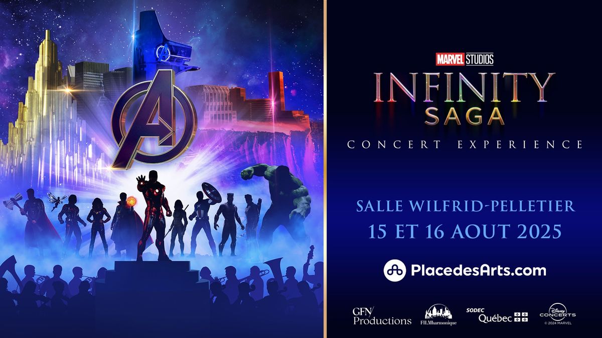 Les Studios Marvel : La saga infinie - l\u2019exp\u00e9rience concert 