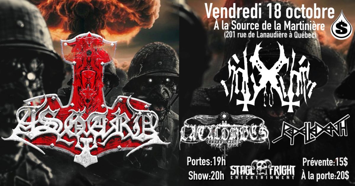 Asgard \/ Hak-Ed Damm \/ Catacombes \/ Repelledeath @ La Source