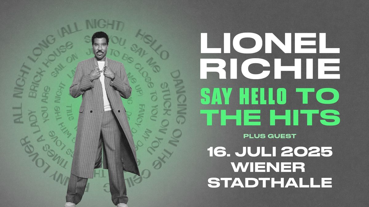 Lionel Richie | 16. Juli 2025 | Wiener Stadthalle