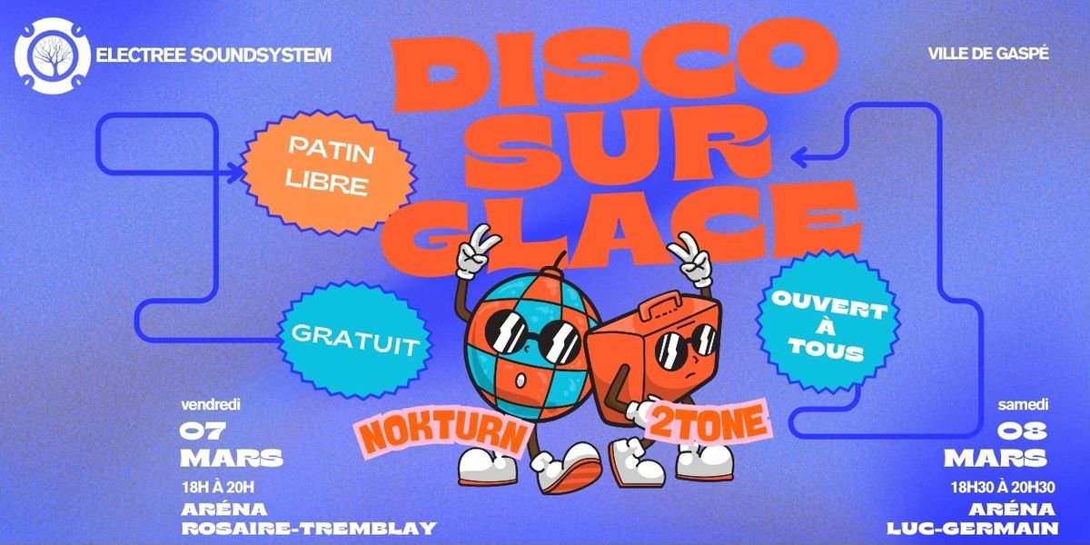 DISCO SUR GLACE - \u00c9dition Rivi\u00e8re-au-Renard, Ar\u00e9na Rosaire Tremblay