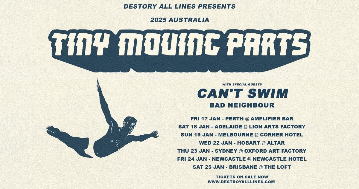 Tiny Moving Parts Aus Tour with Bad Neighbour \u2013 Perth 