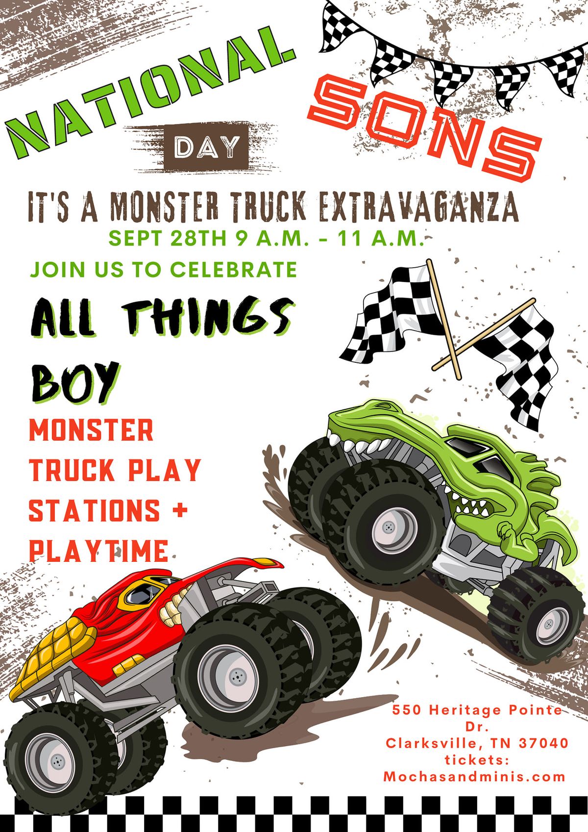 Monster Truck Play - National Sons Day