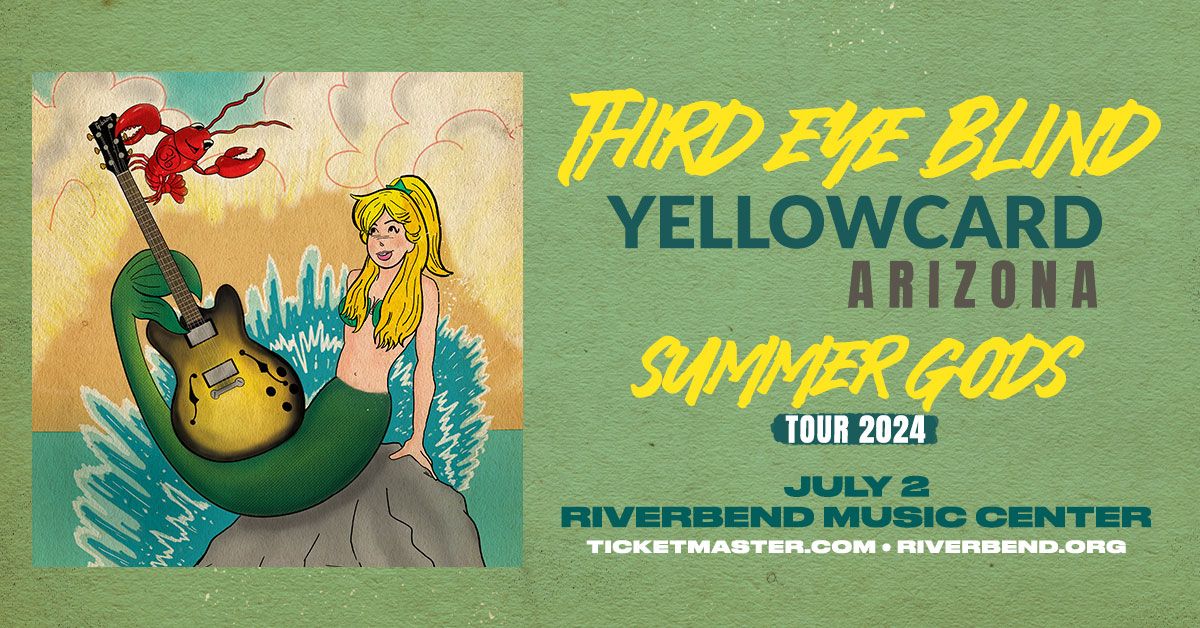 Third Eye Blind: Summer Gods Tour 2024 with special guests Yellowcard and A R I Z O N A