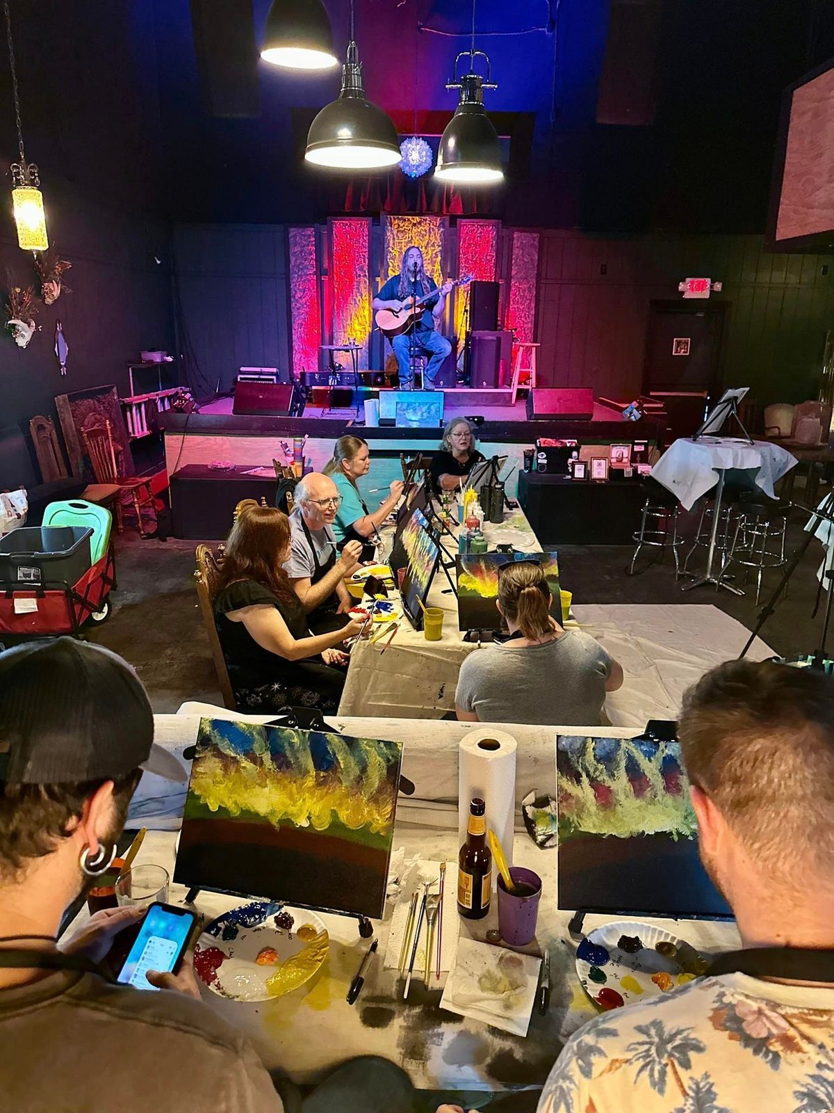 Paint and Pause at The Cicada - Happy Tree Tribute Night