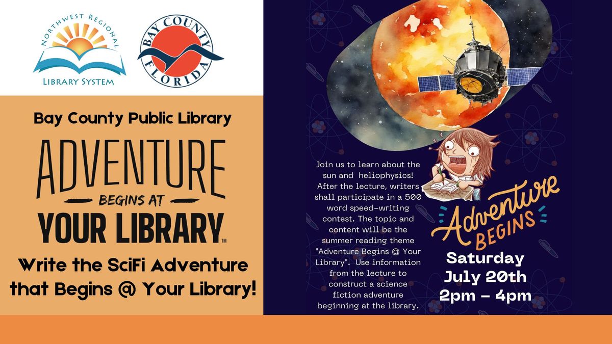 Write the SciFi Adventure that Begins @ Your Library!