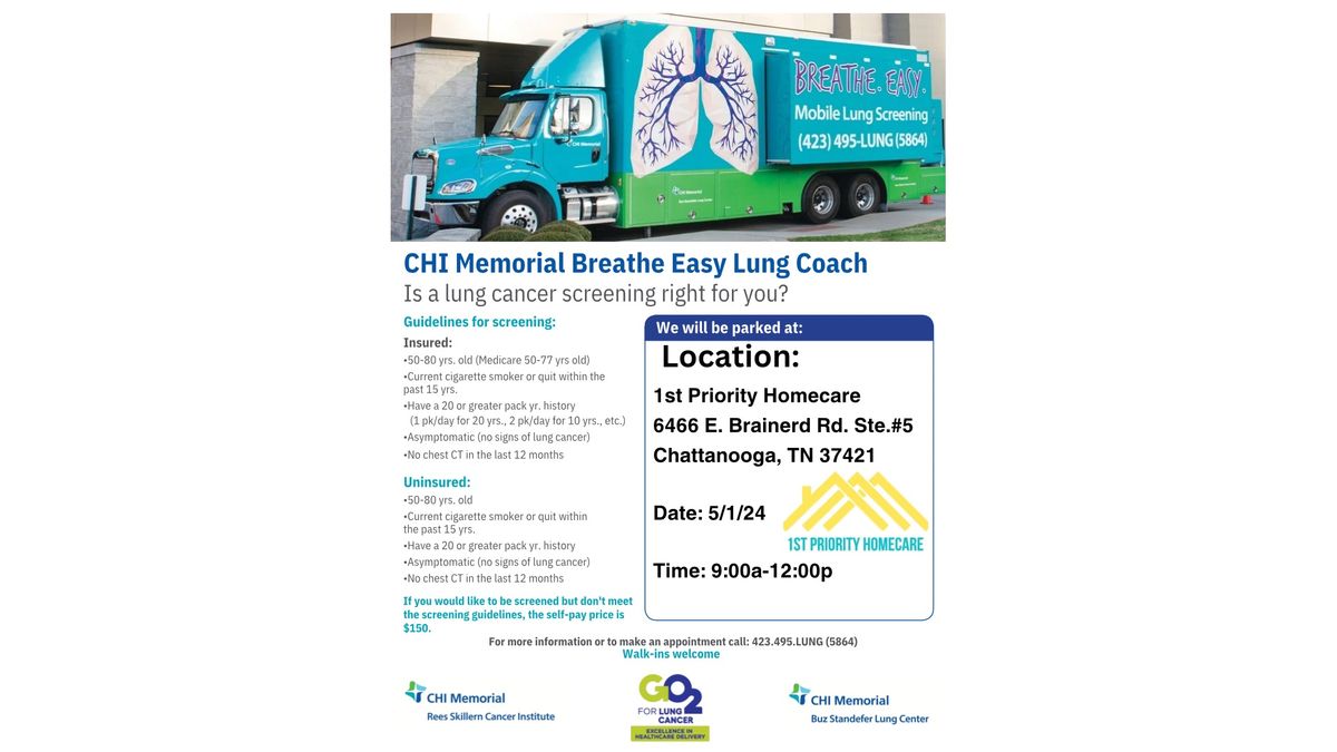CHI Memorial Mobile Lung Testing Event