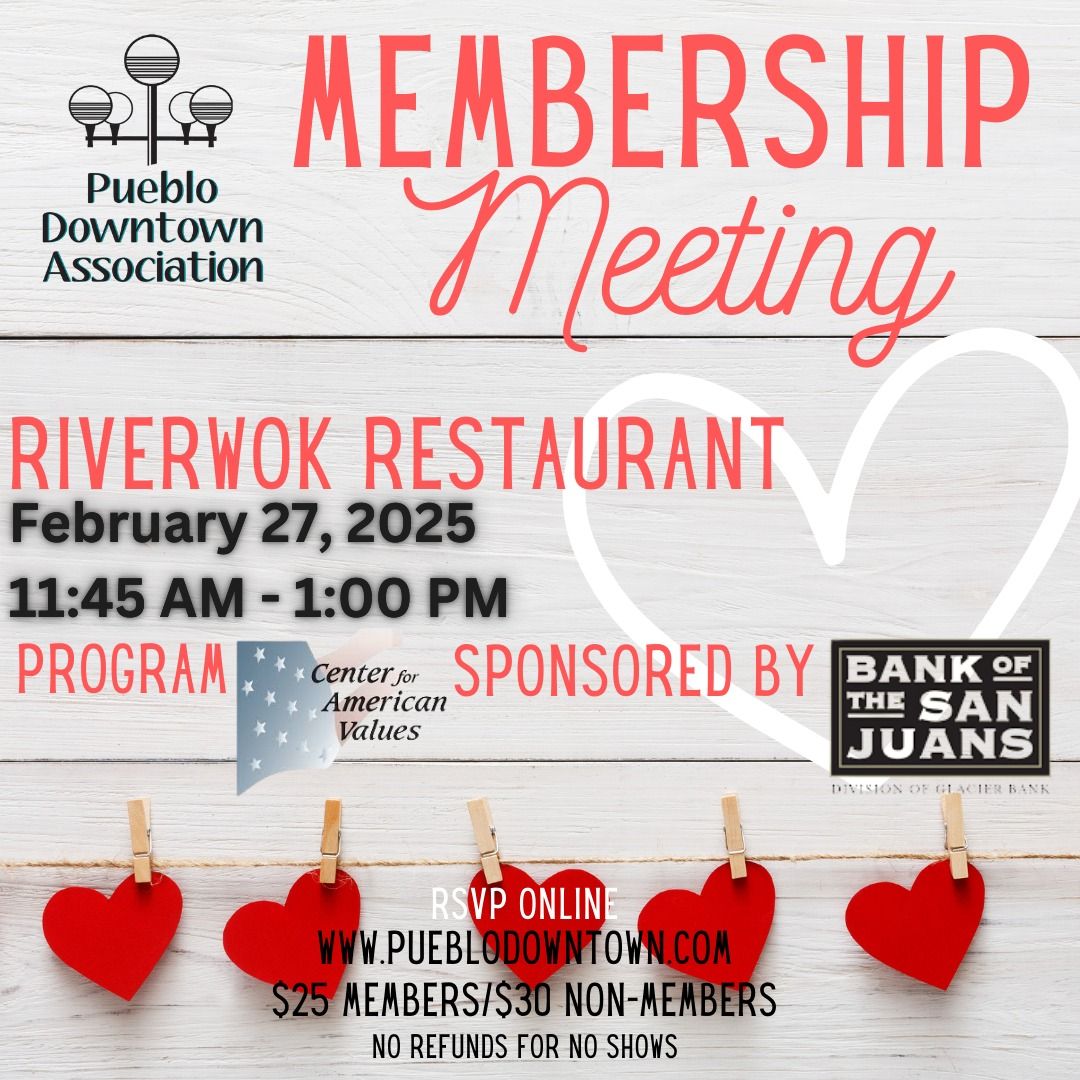 February Membership Meeting