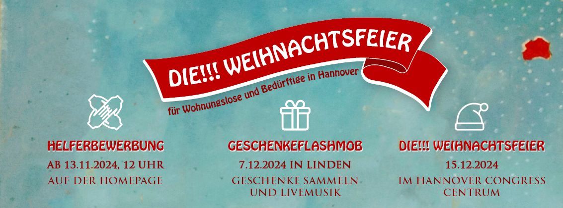 Geschenkeflashmob der DIE!!! Weihnachtsfeier