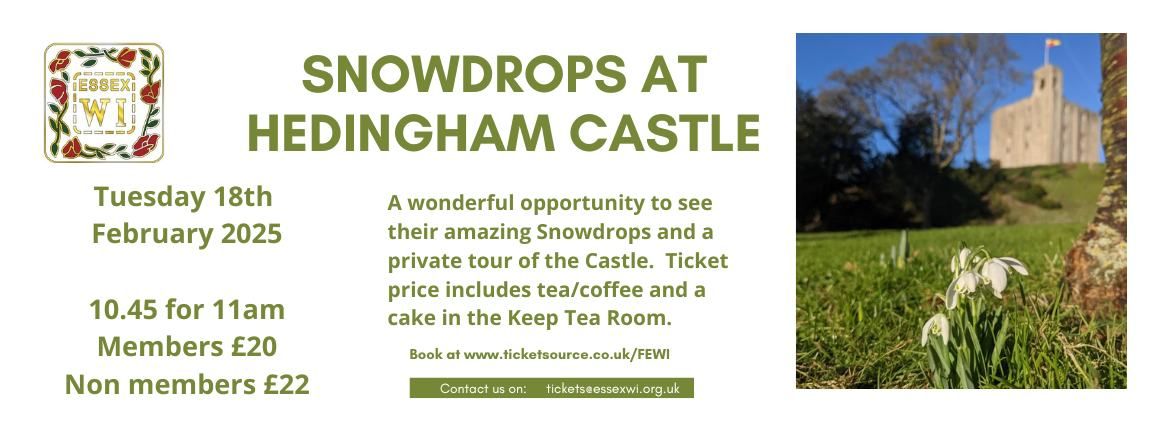 FEWI Snowdrop at Hedingham Castle