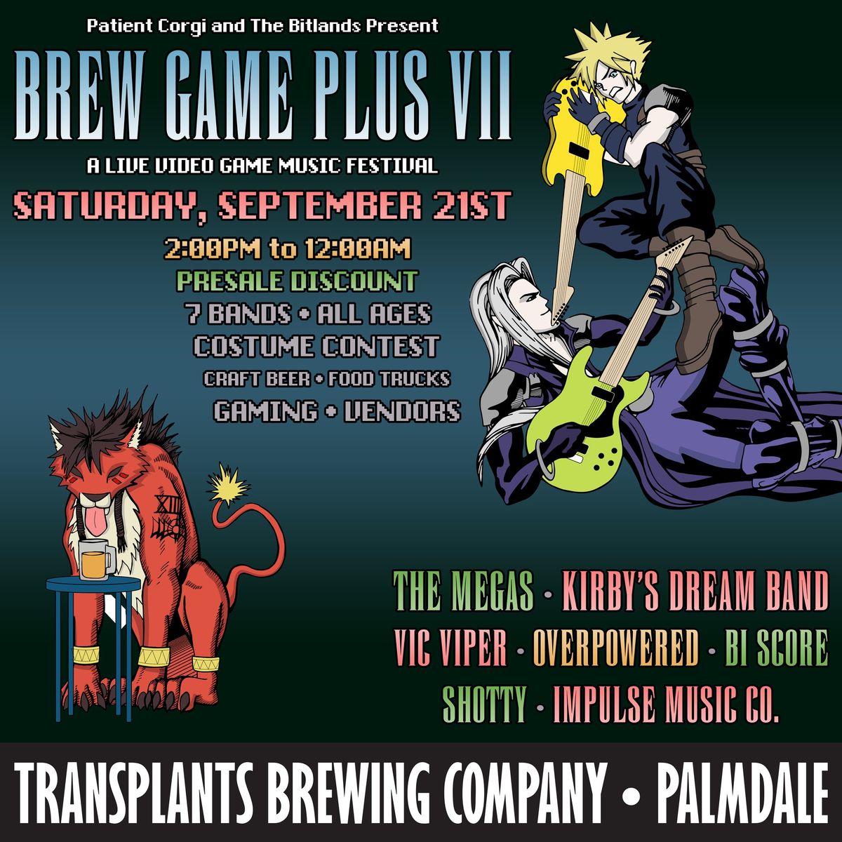 \ud83c\udfae Brew Game Plus VII: A Live Video Game Music Festival