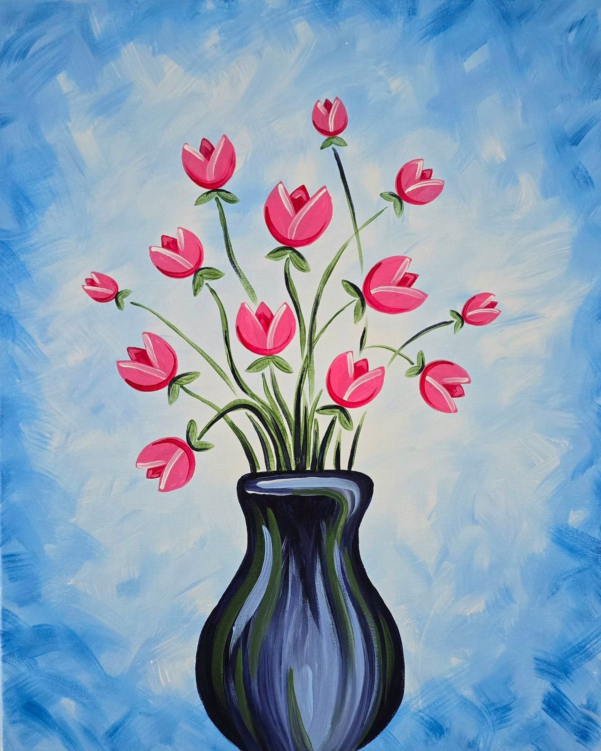 Paint + Sip: "Spring Tulips" + FREE DRINK